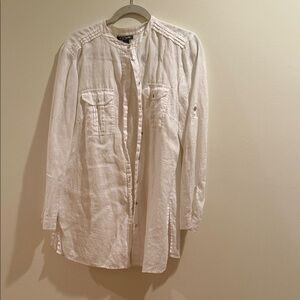 Go Silk 100% Linen Tunic Size Large